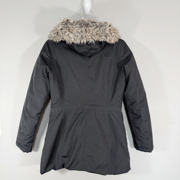 The North Face Mauna Kea Goose Down Jacket Women’s Size Small Black Hooded Parka - Picture 14 of 16